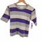 アニエスベー agnes b. PARIS コットン ボーダー クールネックTシャツ レディース JPN:1