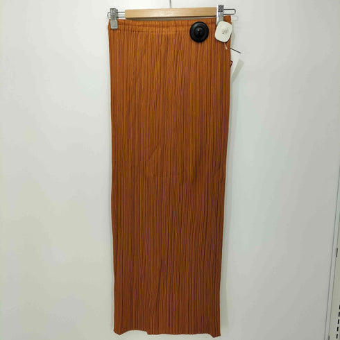 プリーツプリーズイッセイミヤケ PLEATS PLEASE ISSEY MIYAKE 1999SS フロントジップ ダブルジップ プリーツスカート タイトロングスカート レディース JPN:2