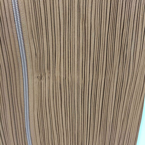 プリーツプリーズイッセイミヤケ PLEATS PLEASE ISSEY MIYAKE 1999SS フロントジップ ダブルジップ プリーツスカート タイトロングスカート レディース JPN:2