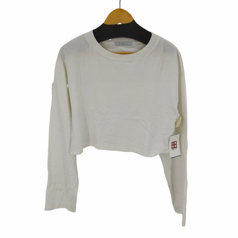 エトレトウキョウ ETRE TOKYO 22SS クロップドクルーネックL/Sカットソー レディース FREE