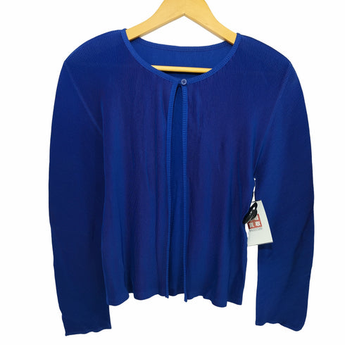 プリーツプリーズイッセイミヤケ PLEATS PLEASE ISSEY MIYAKE 1992AW 1B ノーカラー プリーツカーディガン レディース JPN:3