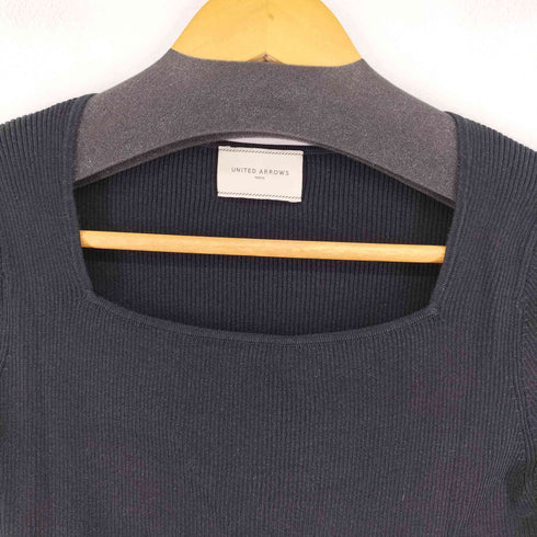 ユナイテッドアローズ UNITED ARROWS リブ スクエア ニット レディース