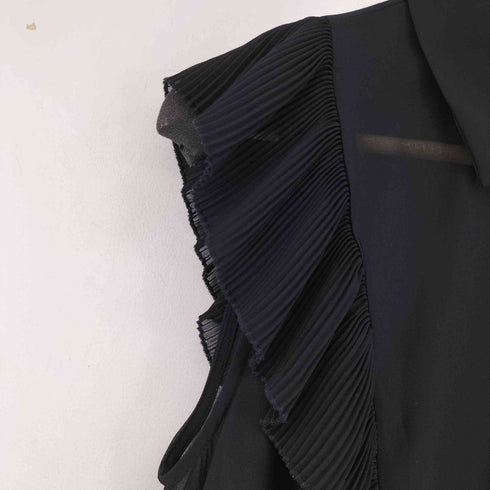 ザラ ZARA ノースリーブシアーブラウス レディース import:M