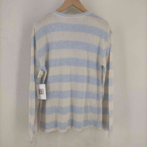 ザラ ZARA コットンポリ ボーダー サマーニット レディース JPN:M