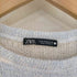 ザラ ZARA コットンポリ ボーダー サマーニット レディース JPN:M