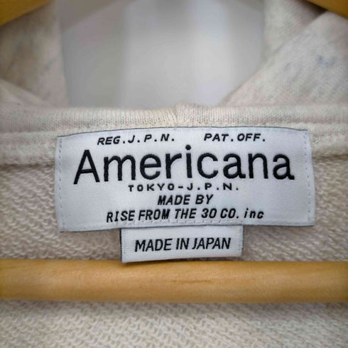 アメリカーナ Americana 別注ショートハイネックハーフジップフーディ レディース