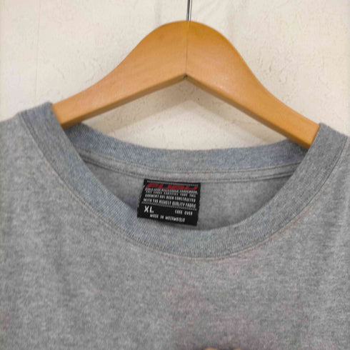 フブ FUBU 90-00s MADE IN MOZAMBIQUE バスケットボールチーム 発泡プリント L/Sカットソー BBOY メンズ import:XL