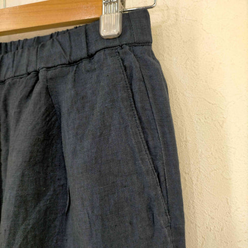 ムジルシリョウヒン 無印良品 フレンチリネン ワイドテーパードパンツ メンズ JPN:S