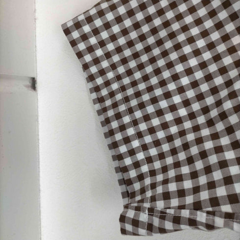 ベドウィンアンドザハートブレイカーズ BEDWIN&THE HEARTBREAKERS S/S OPEN COLLAR SHIRT ギンガムチェック開襟シャツ メンズ