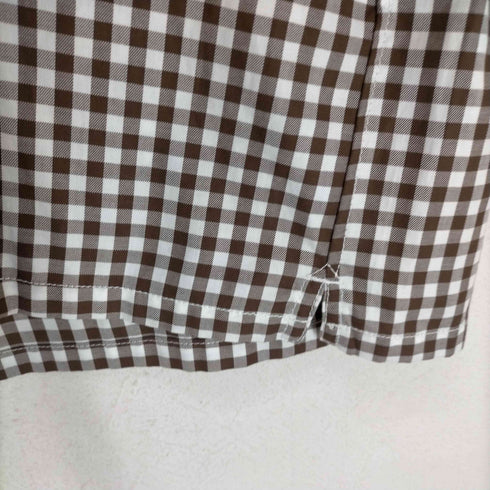 ベドウィンアンドザハートブレイカーズ BEDWIN&THE HEARTBREAKERS S/S OPEN COLLAR SHIRT ギンガムチェック開襟シャツ メンズ