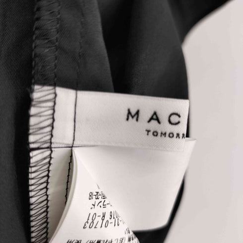 マカフィー MACPHEE 23SS ハイカウントコットンツイル ギャザーブラウス レディース 36