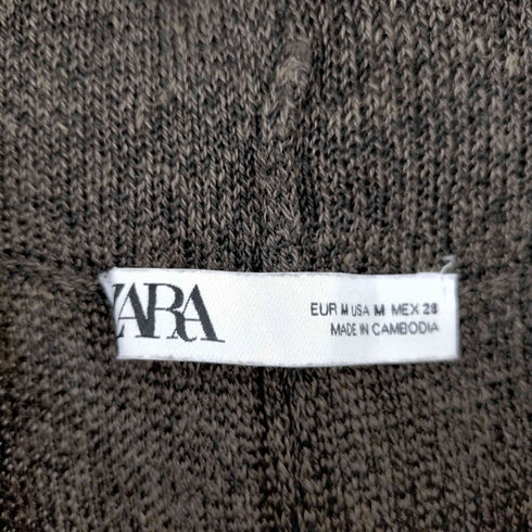 ザラ ZARA メタリック メッシュニットパンツ レディース JPN:M