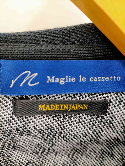 エム マーリエ ル カセット M Maglie le cassetto 千鳥柄ニットワンピース レディース JPN:9号