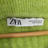 ザラ ZARA スキッパー リブニットポロシャツ レディース import:M