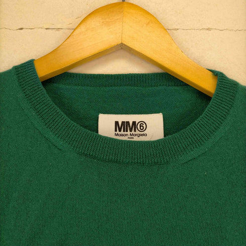エムエムシックス メゾンマルジェラ MM6 Maison Margiela フロント刺繍デザインニット メンズ JPN:M
