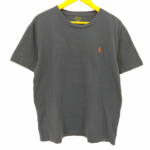 ポロバイラルフローレン Polo by RALPH LAUREN ポニー刺繍 クルーネックショートスリーブTシャツ メンズ import:M