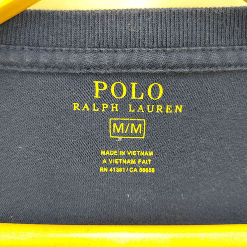 ポロバイラルフローレン Polo by RALPH LAUREN ポニー刺繍 クルーネックショートスリーブTシャツ メンズ import:M