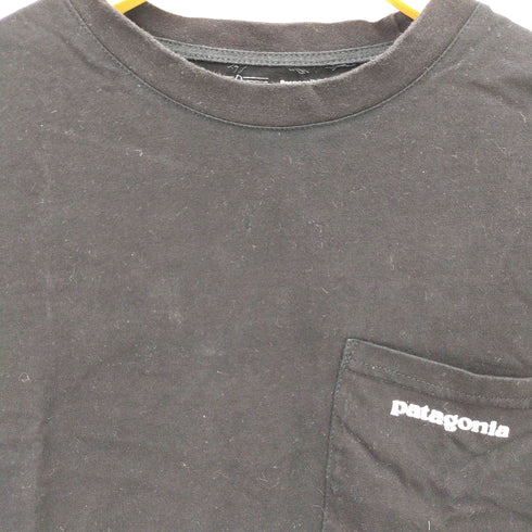 パタゴニア patagonia バックプリント モックネックTシャツ メンズ import:M