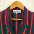 LHOMME MODERNE ストライプ シルクパジャマシャツ メンズ import:XL