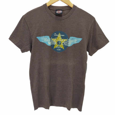 ハーレーダヴィットソン HARLEY DAVIDSON クルーネック プリントTシャツ メンズ