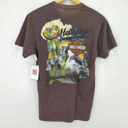 ハーレーダヴィットソン HARLEY DAVIDSON クルーネック プリントTシャツ メンズ
