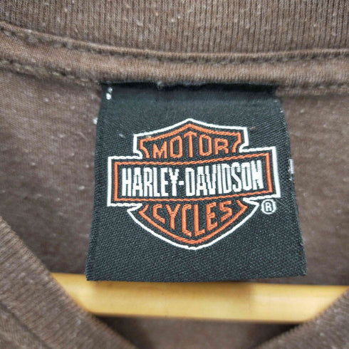 ハーレーダヴィットソン HARLEY DAVIDSON クルーネック プリントTシャツ メンズ