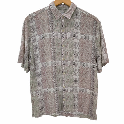 トップマン TOPMAN 開襟 総柄 半袖シャツ メンズ import:XS