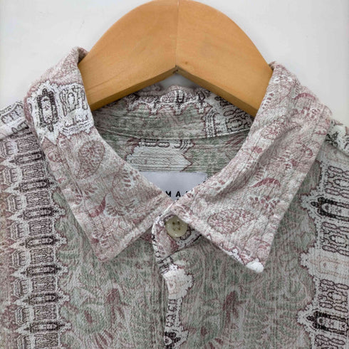 トップマン TOPMAN 開襟 総柄 半袖シャツ メンズ import:XS