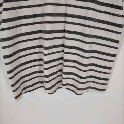 エムエイチエル MHL. MELANGE STRIPE COTTON JERSEY メンズ JPN:L