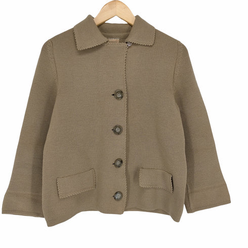 50S~ EURO MADE IN ASUTRIA 襟付きニットカーディガン レディース