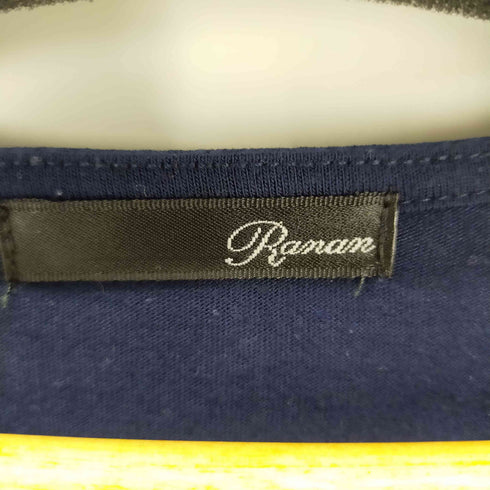 ラナン RANAN 【接触冷感】異素材使い重ねチュニック レディース L
