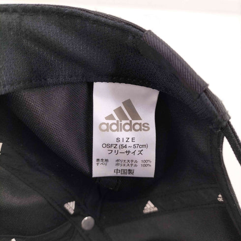 アディダス adidas ロゴ刺繍 キャップ メンズ FREE