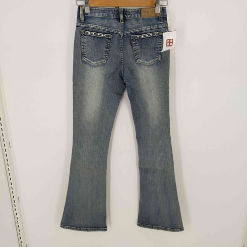 IN TOTO JEANS 00S ローライズフレアデニムパンツ ラインストーン Y2K レディース 26
