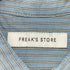 フリークスストア FREAKS STORE 2021 ストライプ バンドカラーシャツ メンズ JPN:L