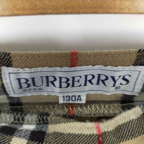 バーバリーズ BURBERRYS バーバリーチェック ウールミニスカート レディース 130