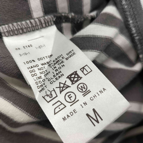 フォーワンセブンバイエディフィス 417 by EDIFICE 2022 FOSTERR 胸ポケット ボーダー ロングスリーブTシャツ メンズ JPN:M