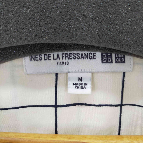 ユニクロイネスドラフレサンジュ UNIQLO INES DE LA FRESSANGE コットンツイルシャツワンピース レディース FREE