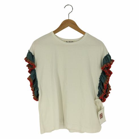 レイビームス Ray BEAMS フリルスリーブTシャツ レディース
