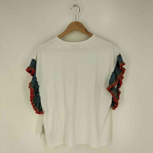 レイビームス Ray BEAMS フリルスリーブTシャツ レディース