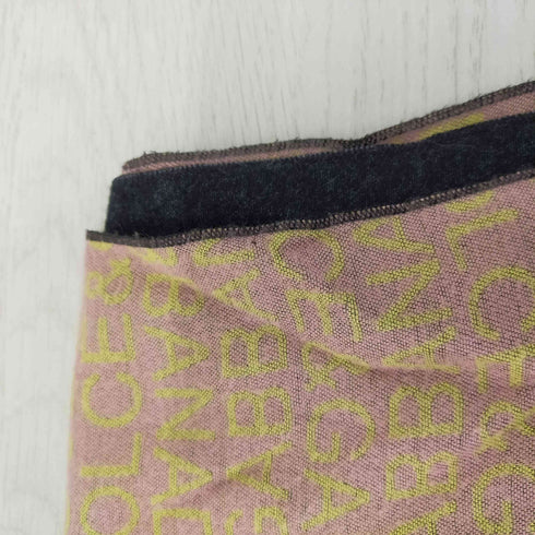 ディーアンドジードルチェアンドガッバーナ D&G DOLCE&GABBANA モノグラム 総柄 カシミヤ混ストール マフラー レディース