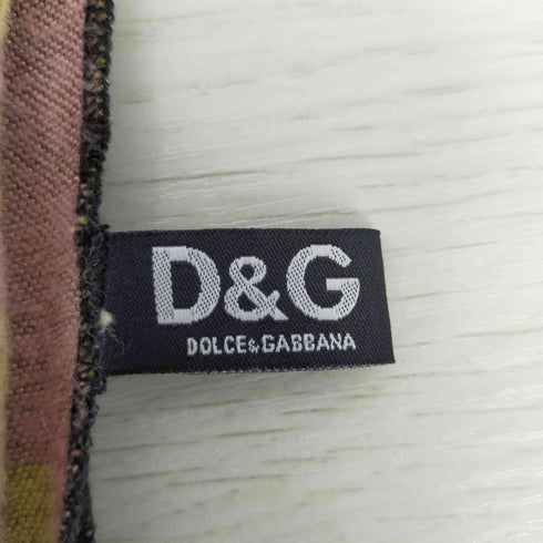 ディーアンドジードルチェアンドガッバーナ D&G DOLCE&GABBANA モノグラム 総柄 カシミヤ混ストール マフラー レディース