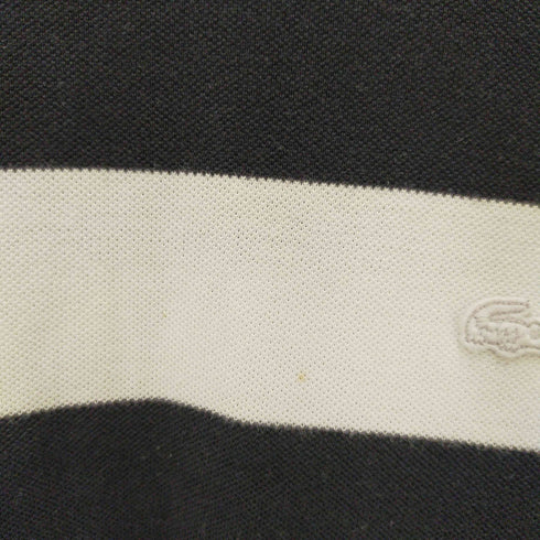 ラコステ LACOSTE CLASSIC FIT ビックボーダー Tシャツ レディース import:XS
