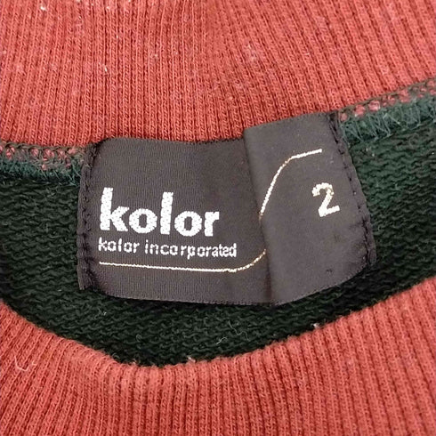 カラー kolor オーバーサイズスウェット メンズ JPN:2