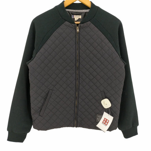 ロキシー ROXY キルティング スウェットブルゾン レディース import:L