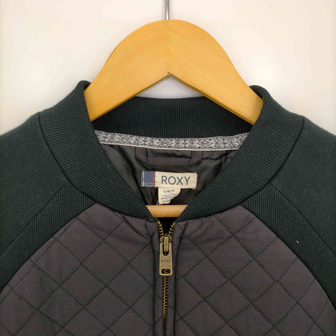ロキシー ROXY キルティング スウェットブルゾン レディース import:L