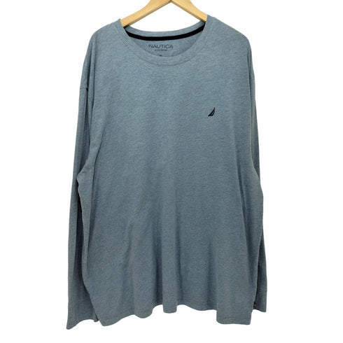 ノーティカ NAUTICA SLEEPWERA ロゴ刺繍 クルーネック ロングスリーブTシャツ ロンT メンズ XXL