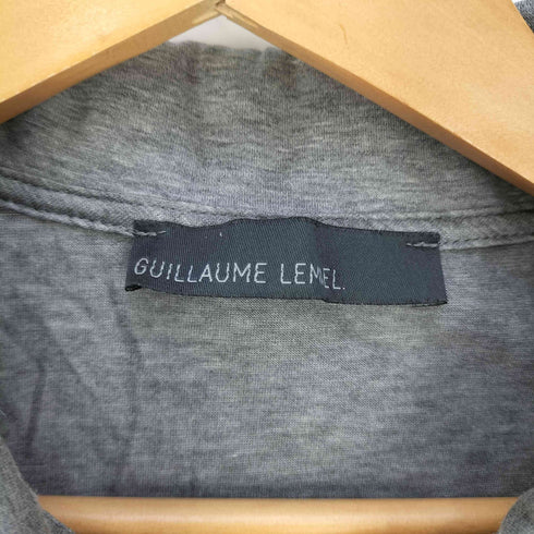ギヨームルミエール GUILLAUME LEMIEL フランス製 ロゴ刺繍 コットンポロシャツ メンズ import:S