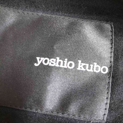 ヨシオクボ yoshio kubo ボーダー Uネック カットソー メンズ JPN:1