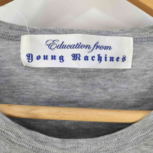 エデュケーションフロムヤングマシーン education from young machine フロントプリント クルーネックTシャツ メンズ JPN:2