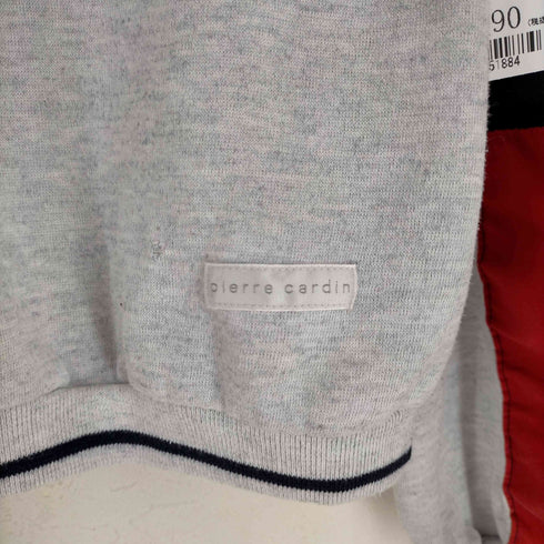 ピエールカルダン pierre cardin 90s フロントビッグポケット ポリレーヨンコットン マルチカラー ラグランスウェット メンズ import:XL